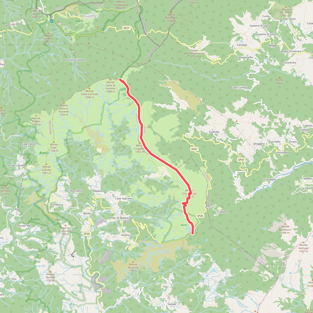 Alta Via delle 5 Terre: Passo del Biscia - Monte Prato Pinello