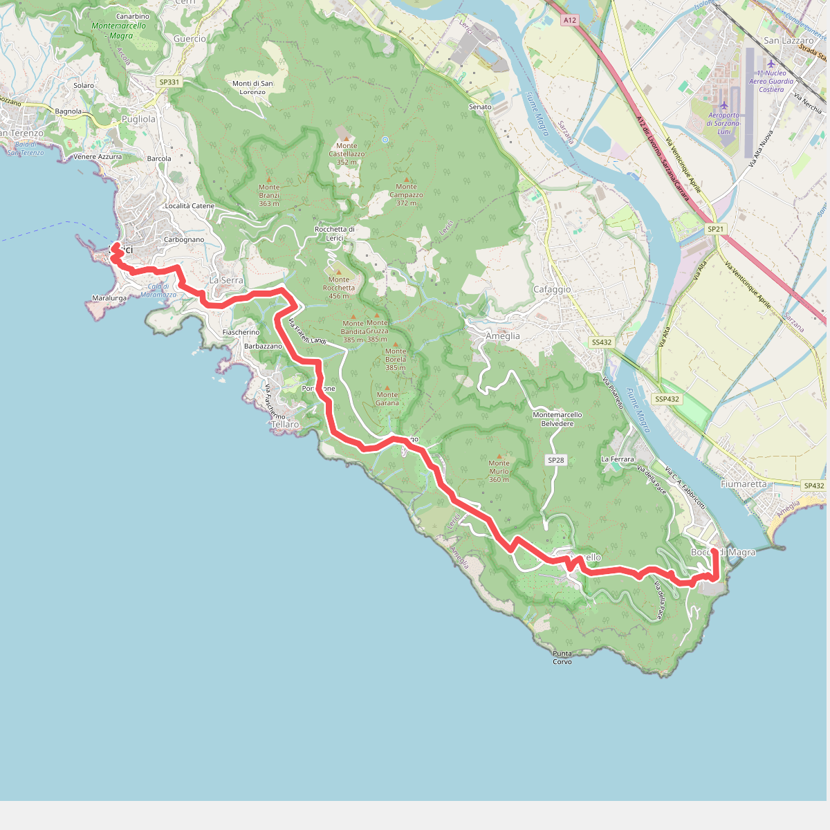 Sentiero Liguria - Tappa 1