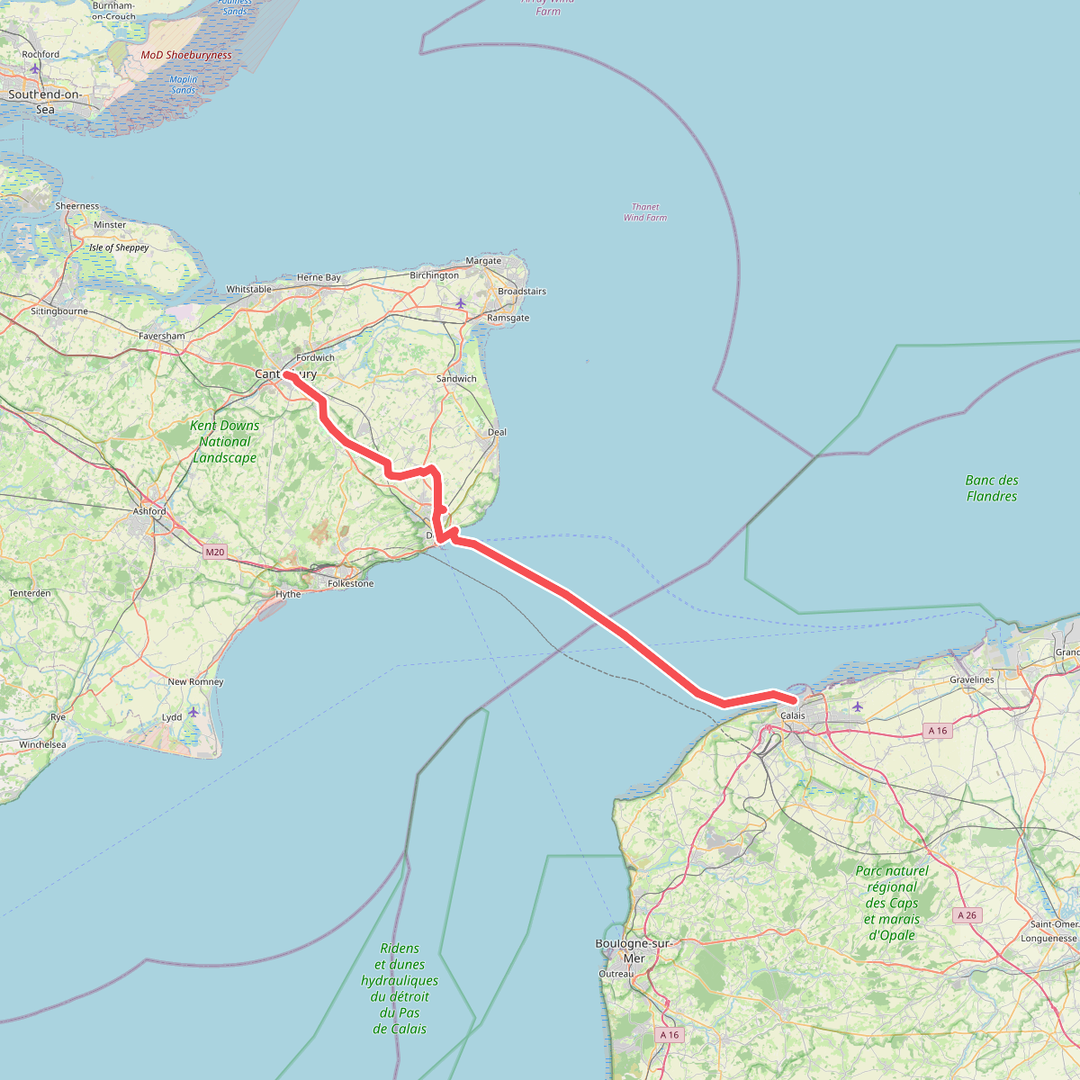 Via Francigena - 01 part Great Britain