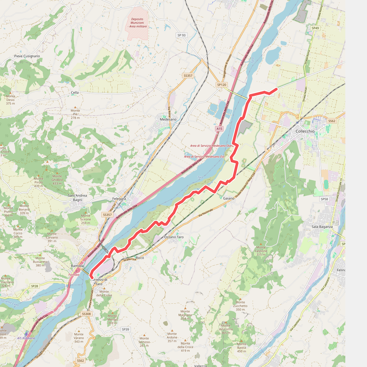 Via Francigena - Variante Collecchio