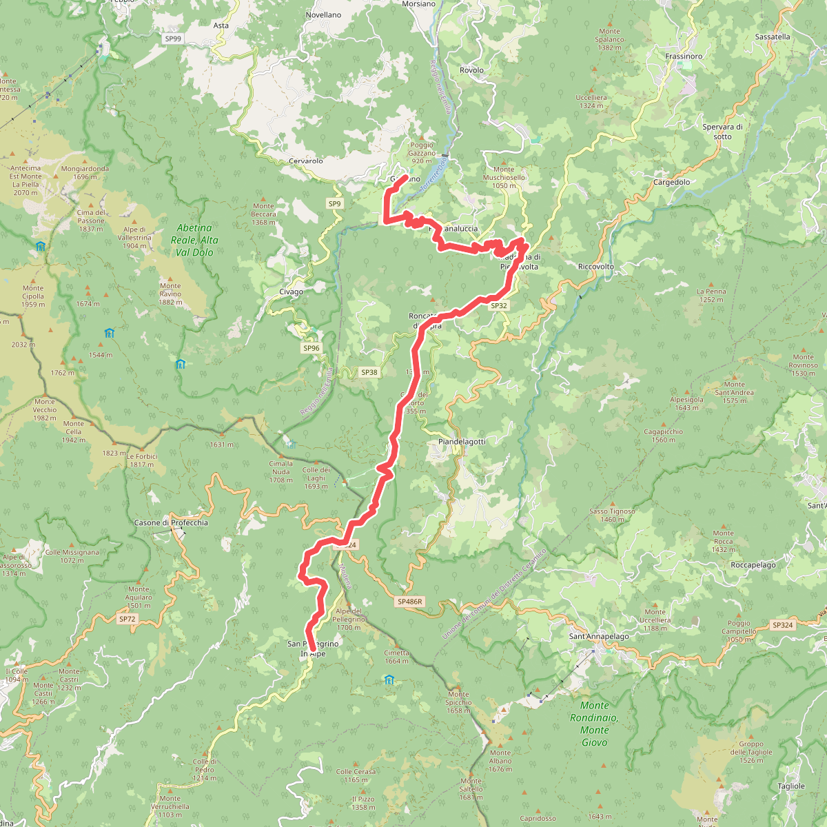 Via Matildica del Volto Santo: Tappa 8B