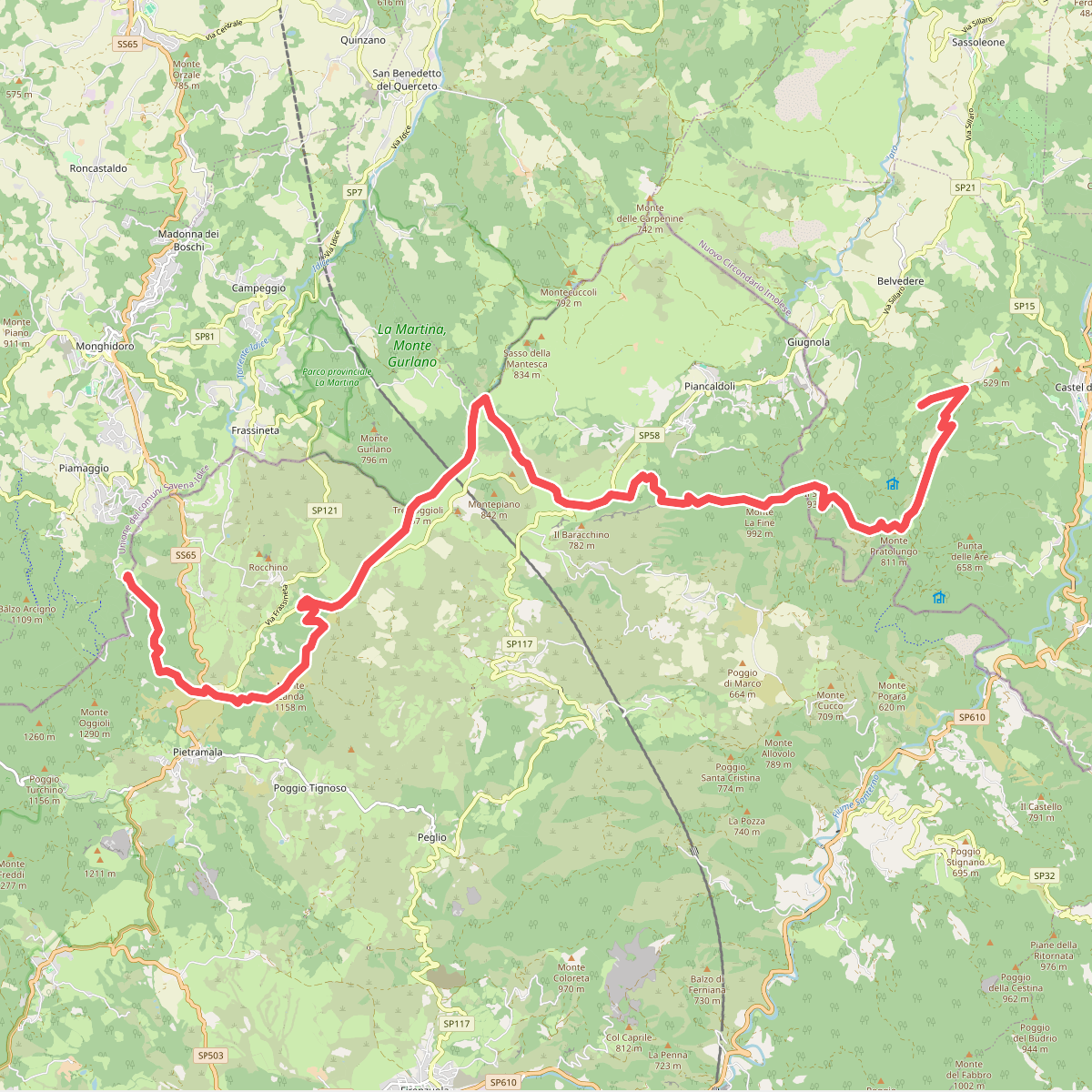 Alta Via dei Parchi: Tappa 14
