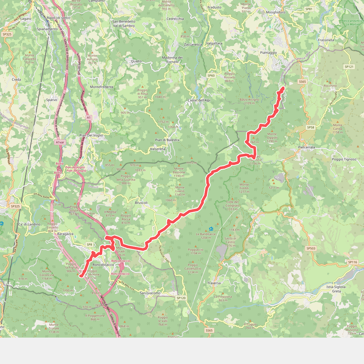 Alta Via dei Parchi: Tappa 13