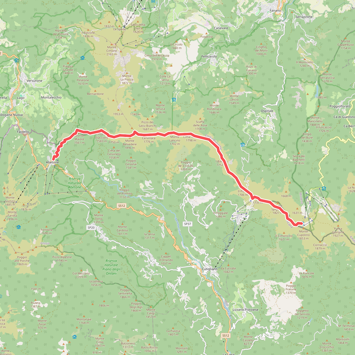 Alta via dei Parchi: Tappa 09