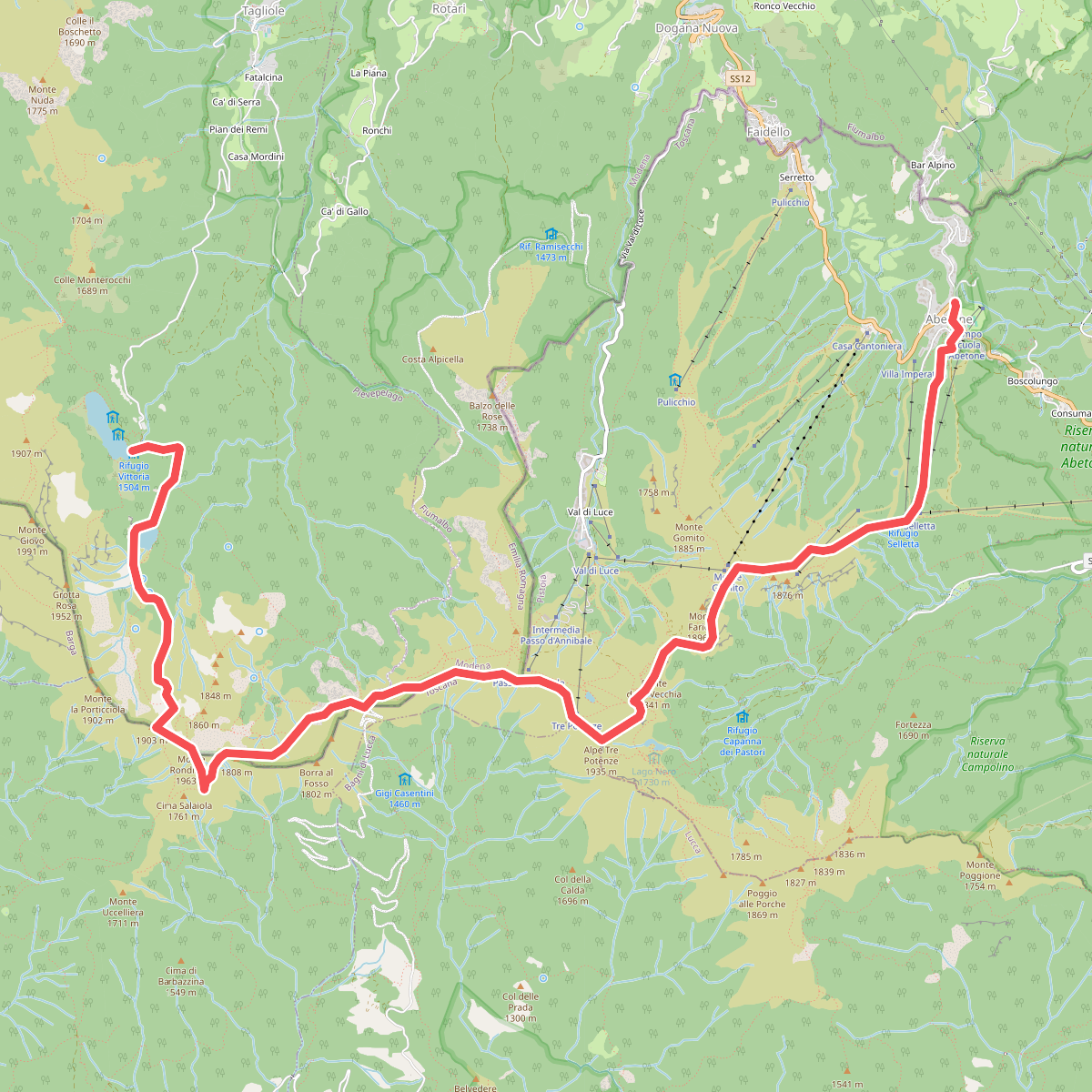 Alta via dei Parchi: Tappa 08
