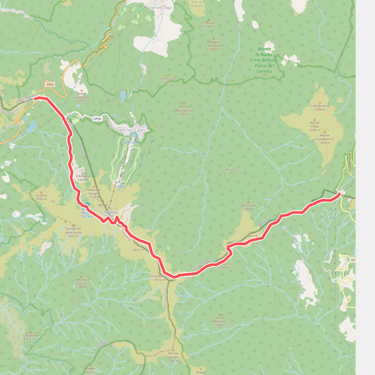 Alta via dei Parchi: Tappa 04