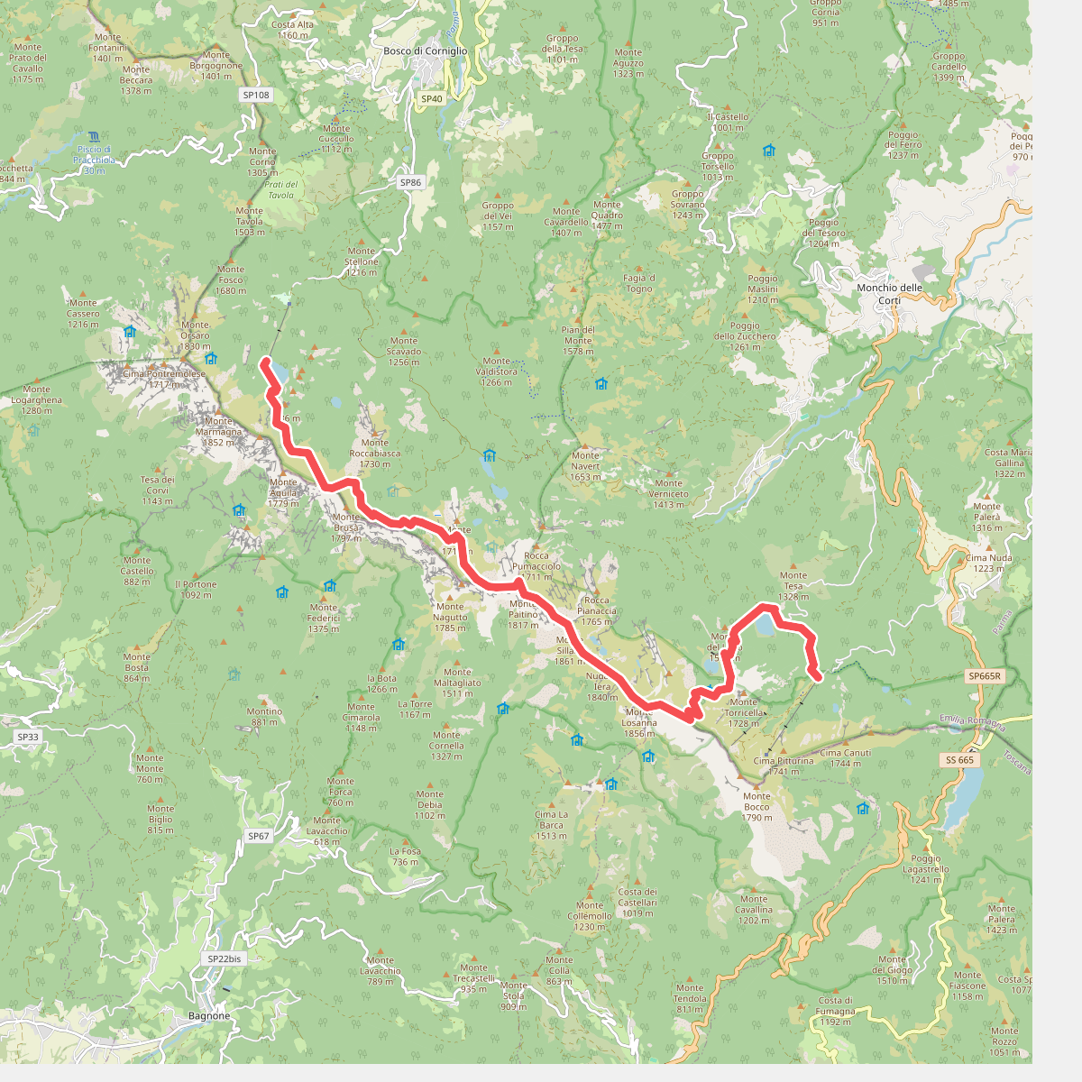 Alta via dei Parchi: Tappa 02