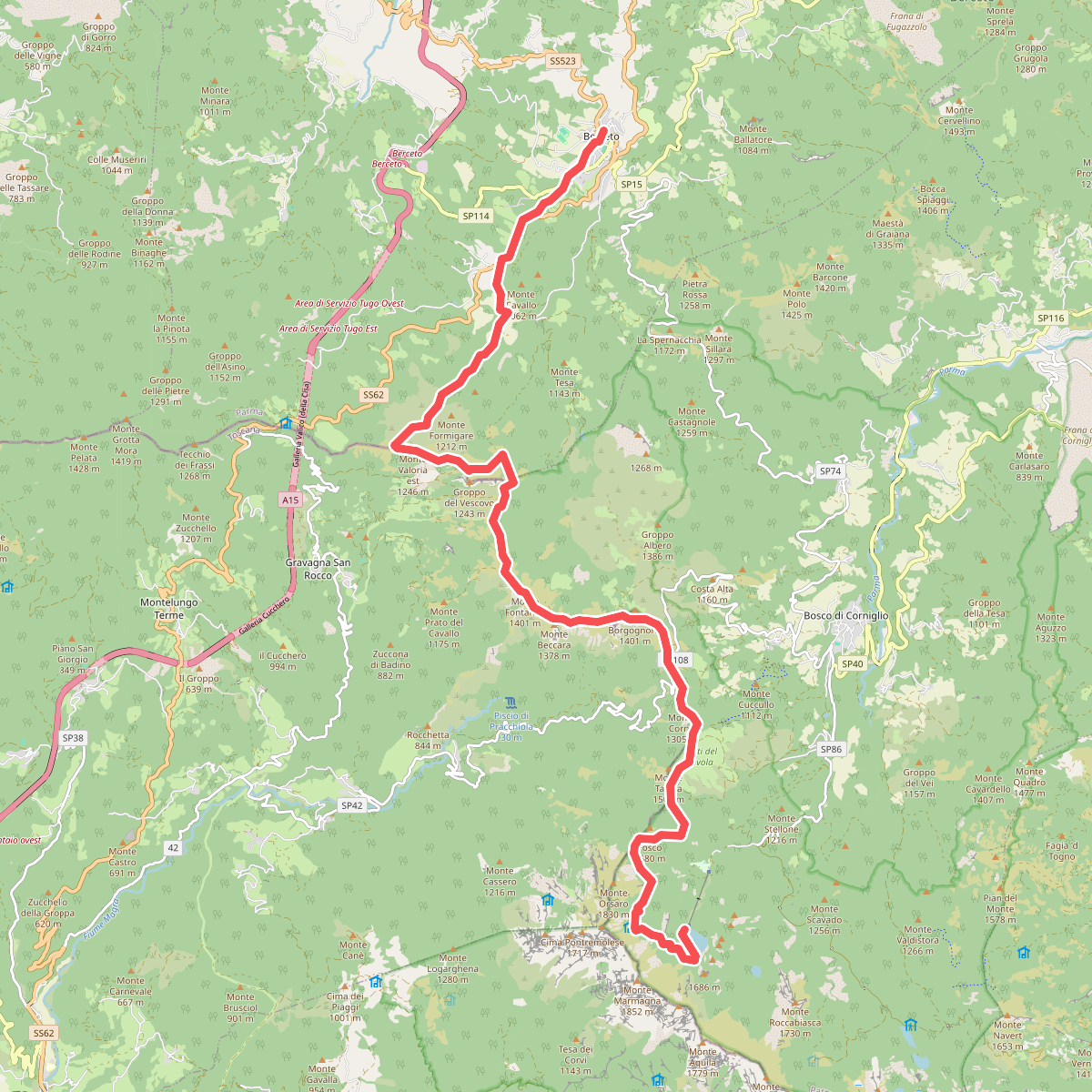 Alta via dei Parchi: Tappa 01