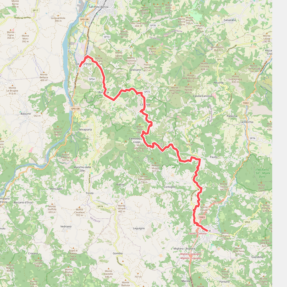 Sentiero Matilde: tappa 1