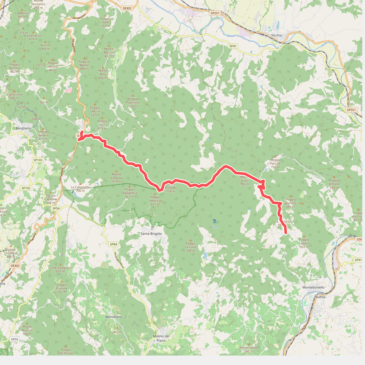 Sorgenti di Firenze Trekking – Anello Principale: Tappa 7