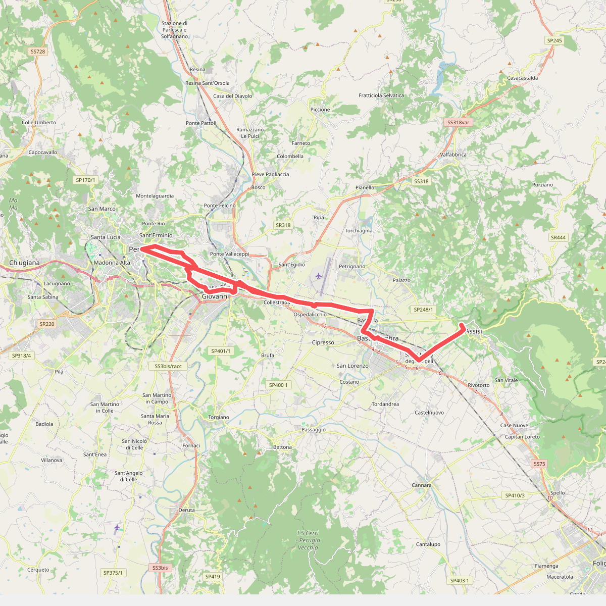 Via di Francesco - Tappa 8B