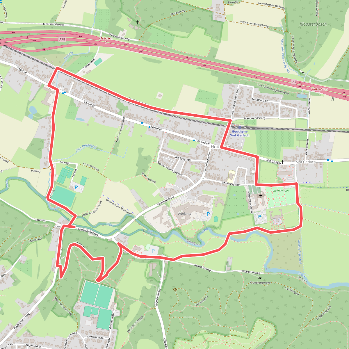 Geulhemermolen & Kasteel St. Gerlach Va11 Valkenburg aan de Geul
