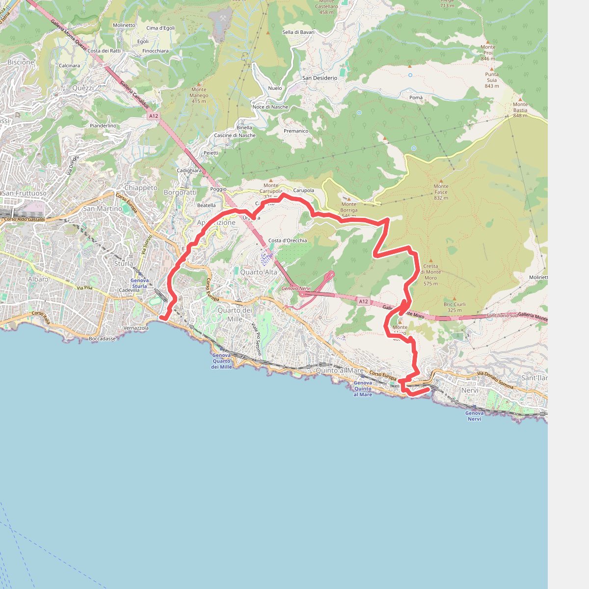 Sentiero Liguria - Tappa 12 Variante