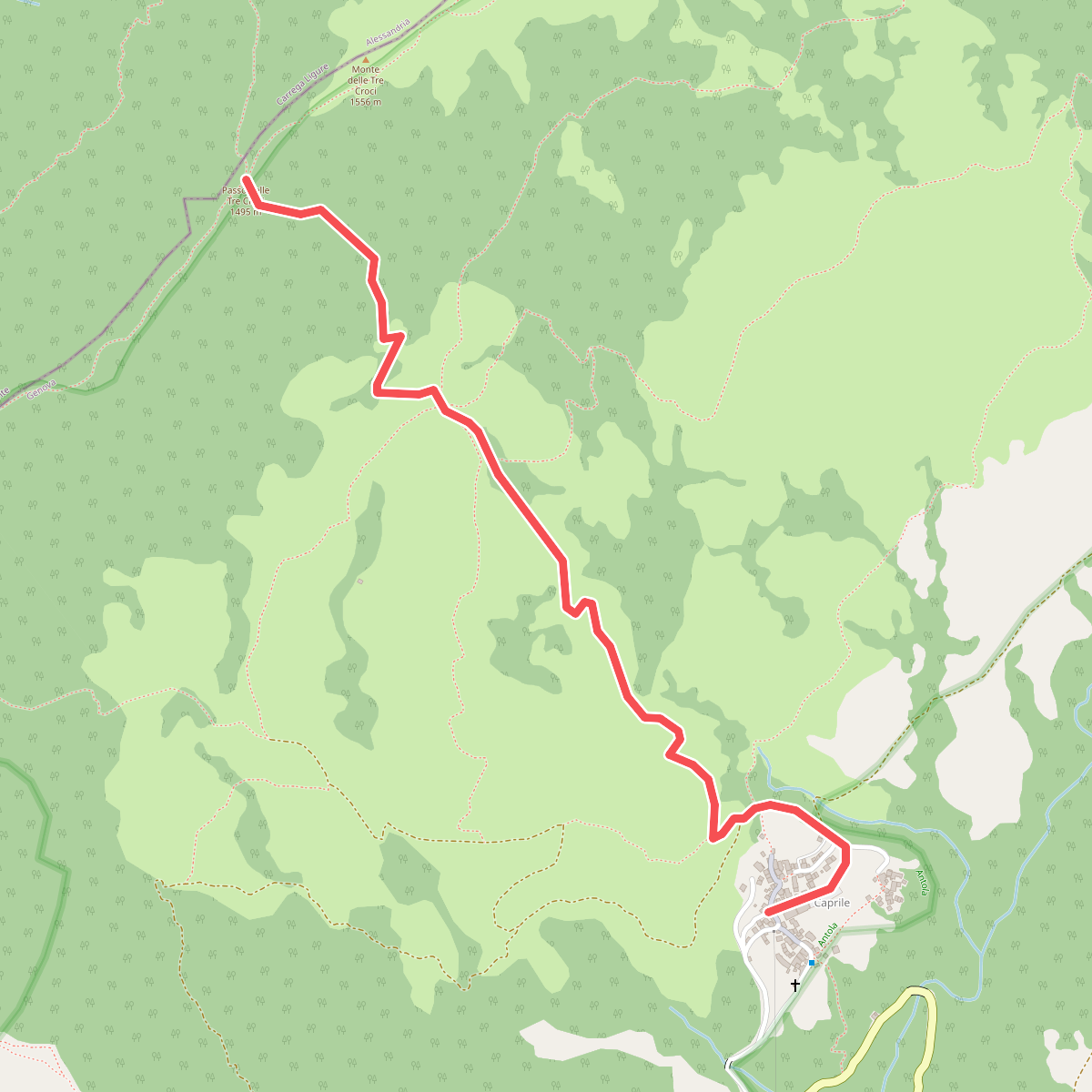 Caprile - Passo delle Tre Croci
