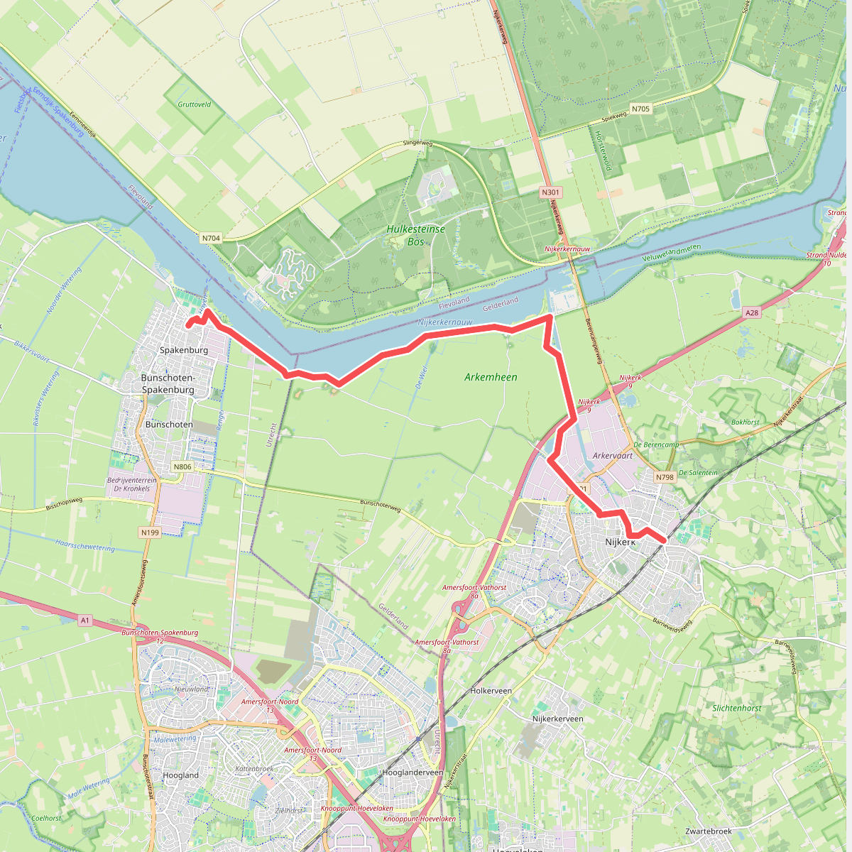 Bunschoten-Spakenburg - Nijkerk · Zuiderzeepad etappe 10
