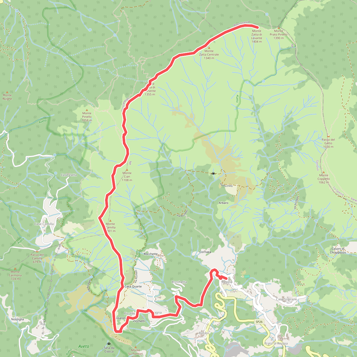 Reppia - Monte Zatta