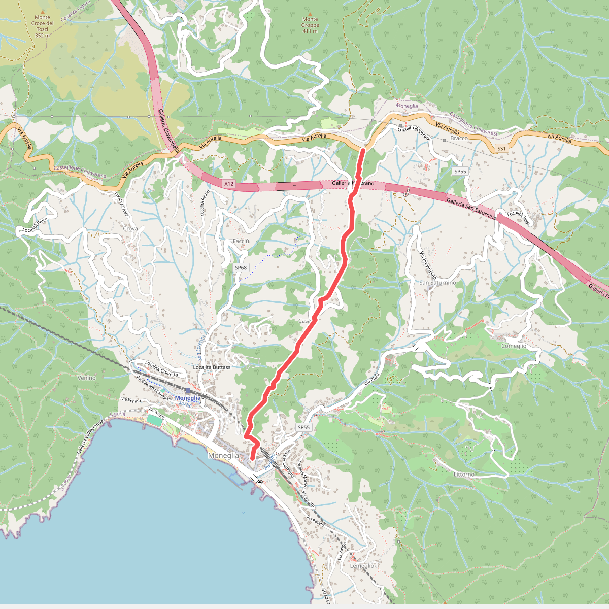 Moneglia - Casale - Bracco