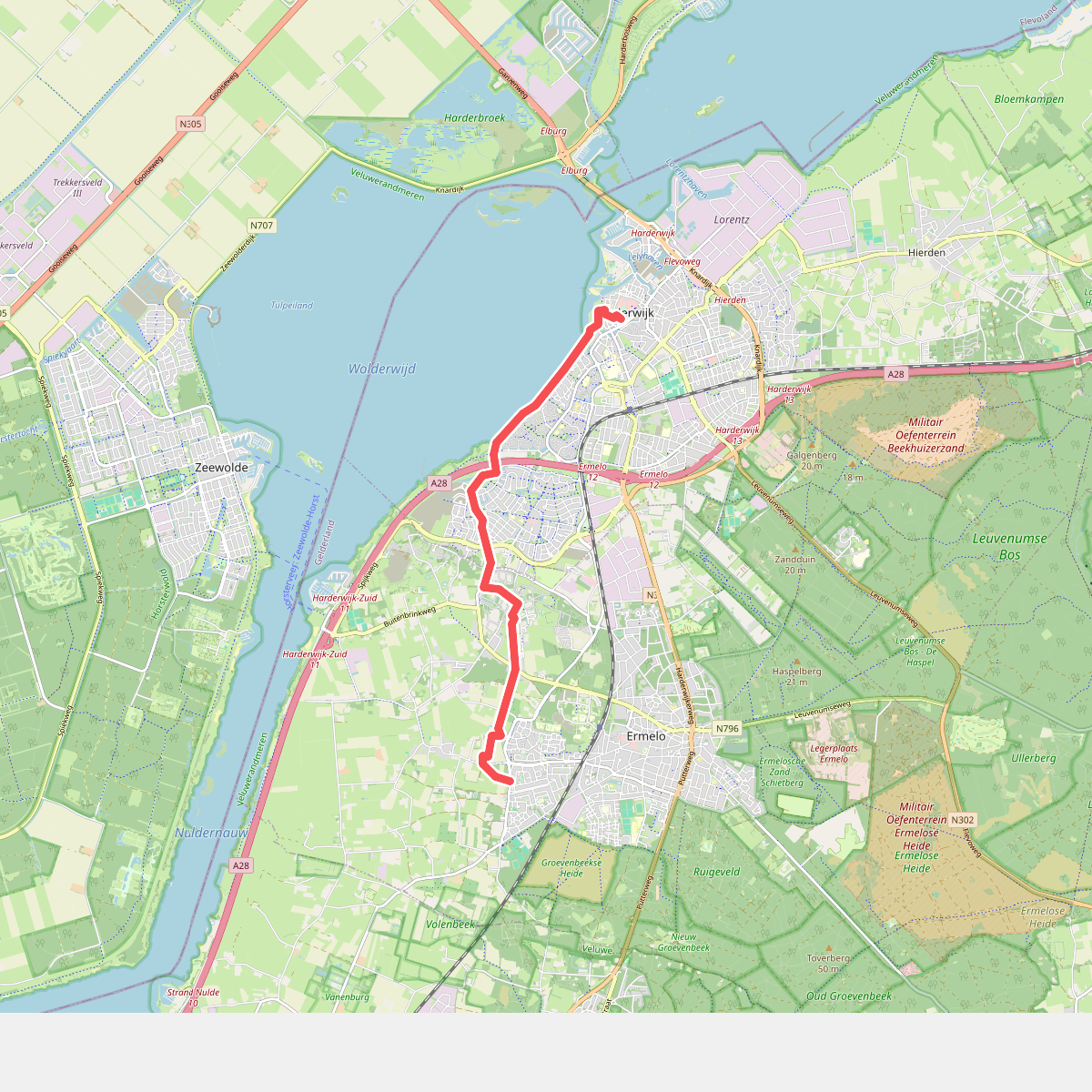 Ermelo - Harderwijk · Zuiderzeepad etappe 12