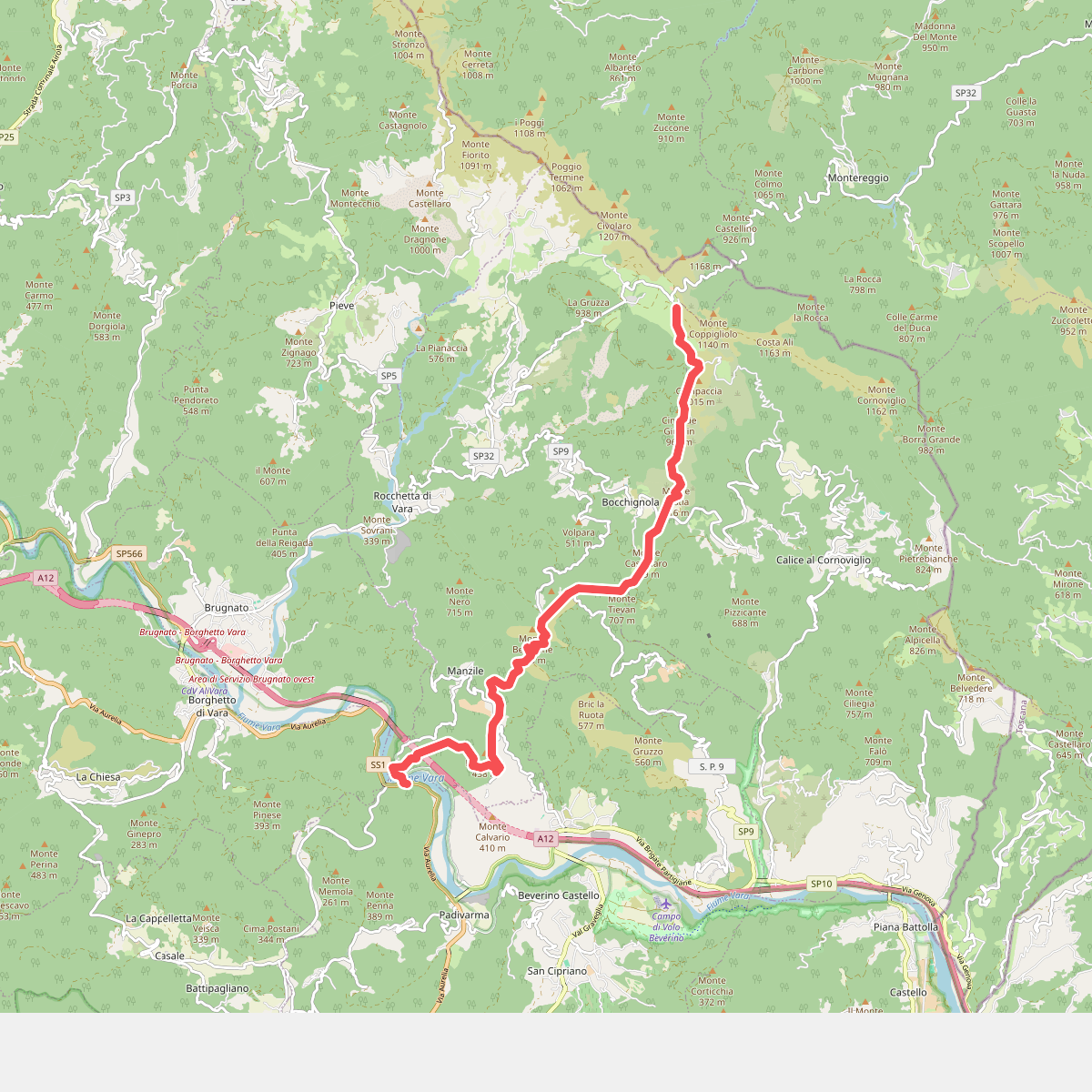 Ponte Ramello – Quattro Strade – Beverone – Casoni