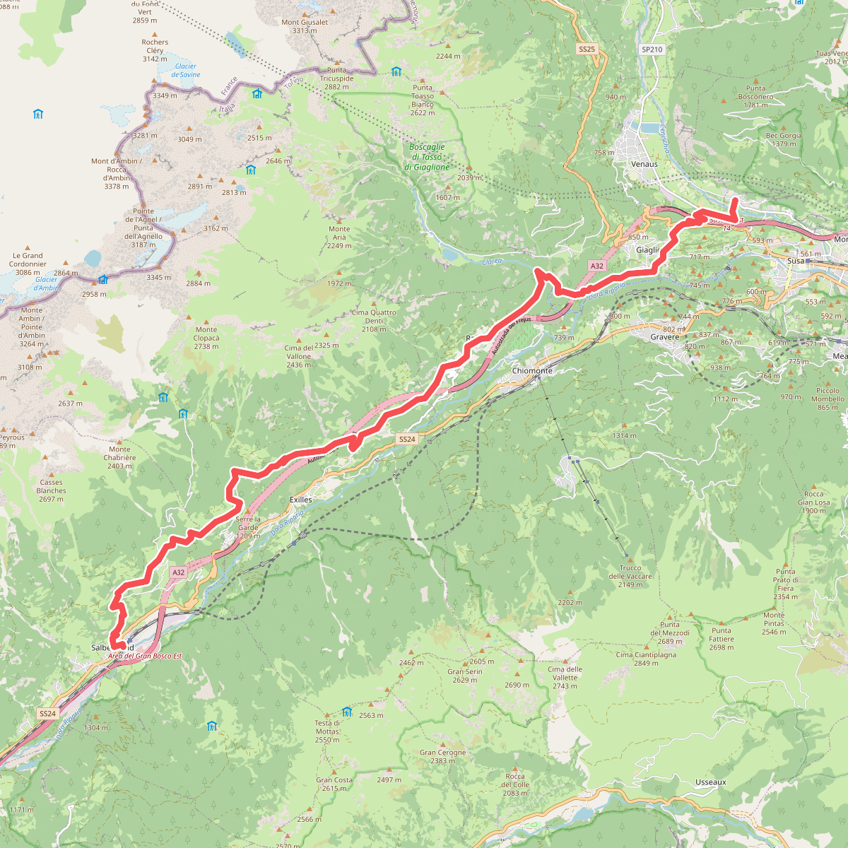 GTA: Salbertrand - San Giuseppe di Mompantero