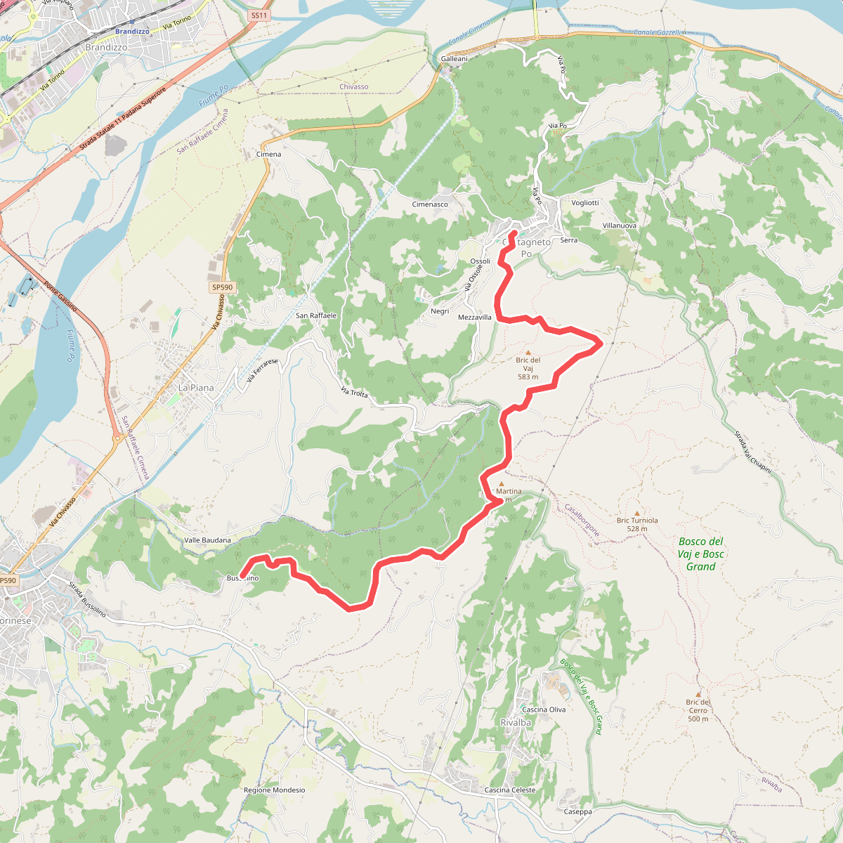 Grande Traversata della Collina Tratto 9
