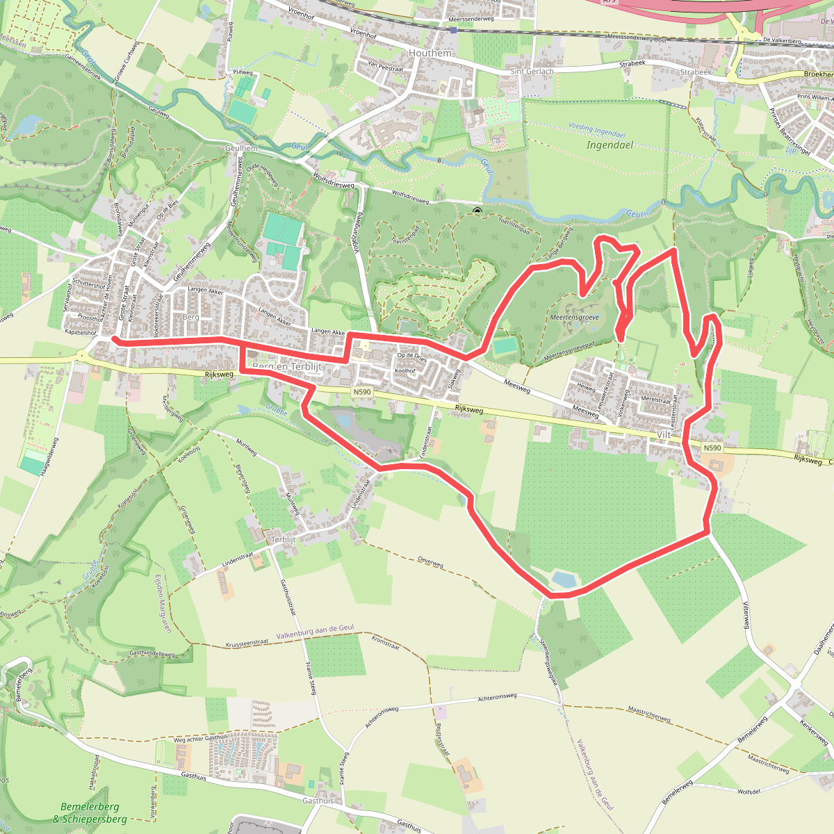 Rondom Berg B7 Valkenburg aan de Geul