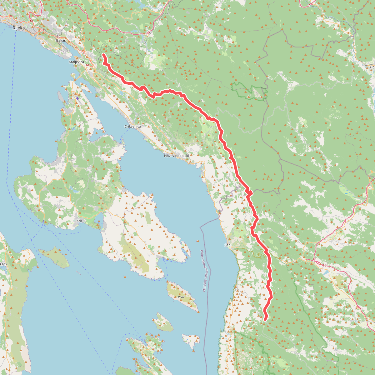 Via Adriatica #3: Plase => Oltari