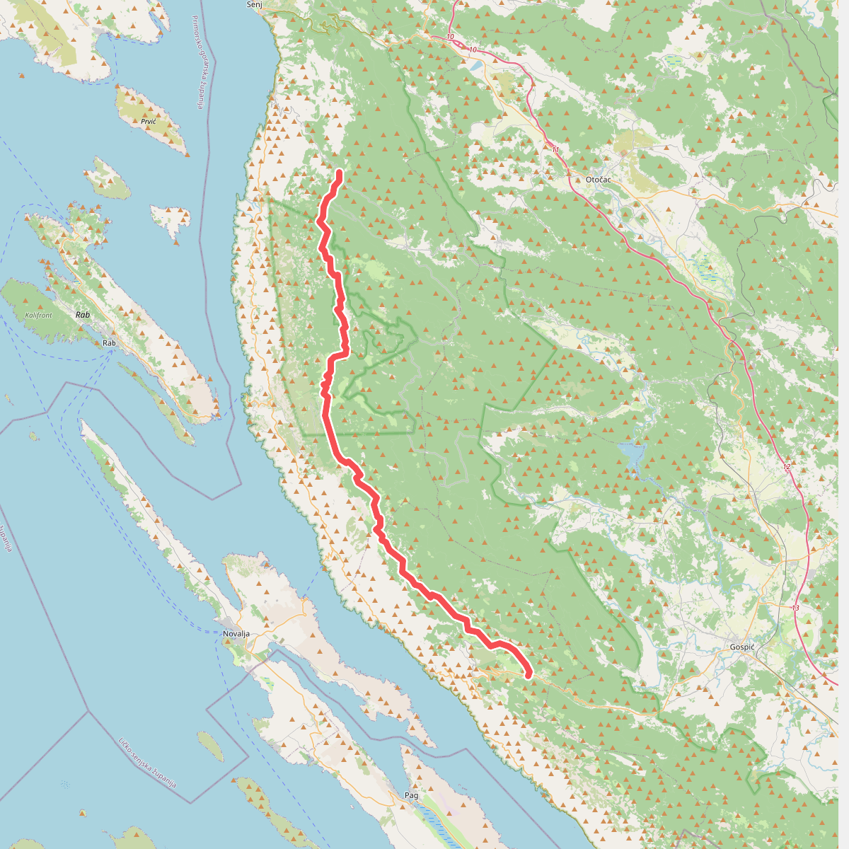 Via Adriatica #4: Oltari => Baške Oštarije