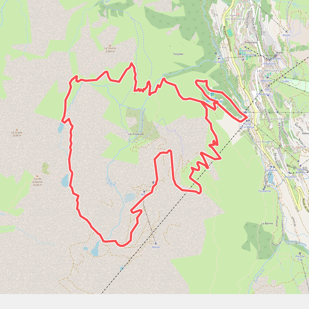 Circuit des Lacs des Menuires