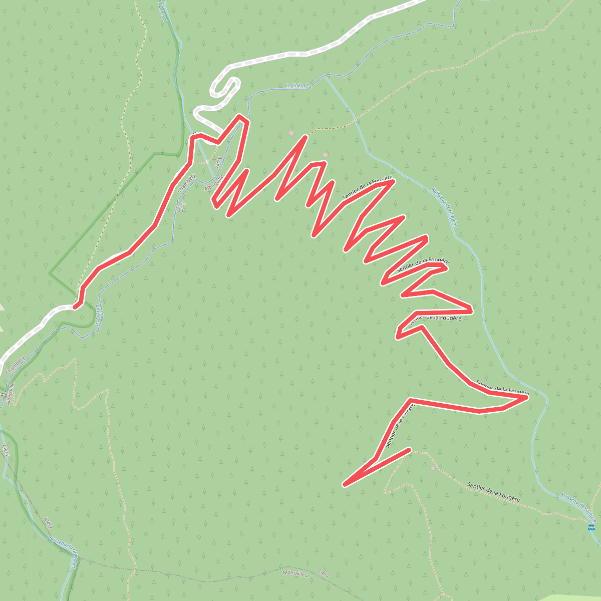 Boucle de la Fougère · Chemin du Gros Fayard – La Fougère