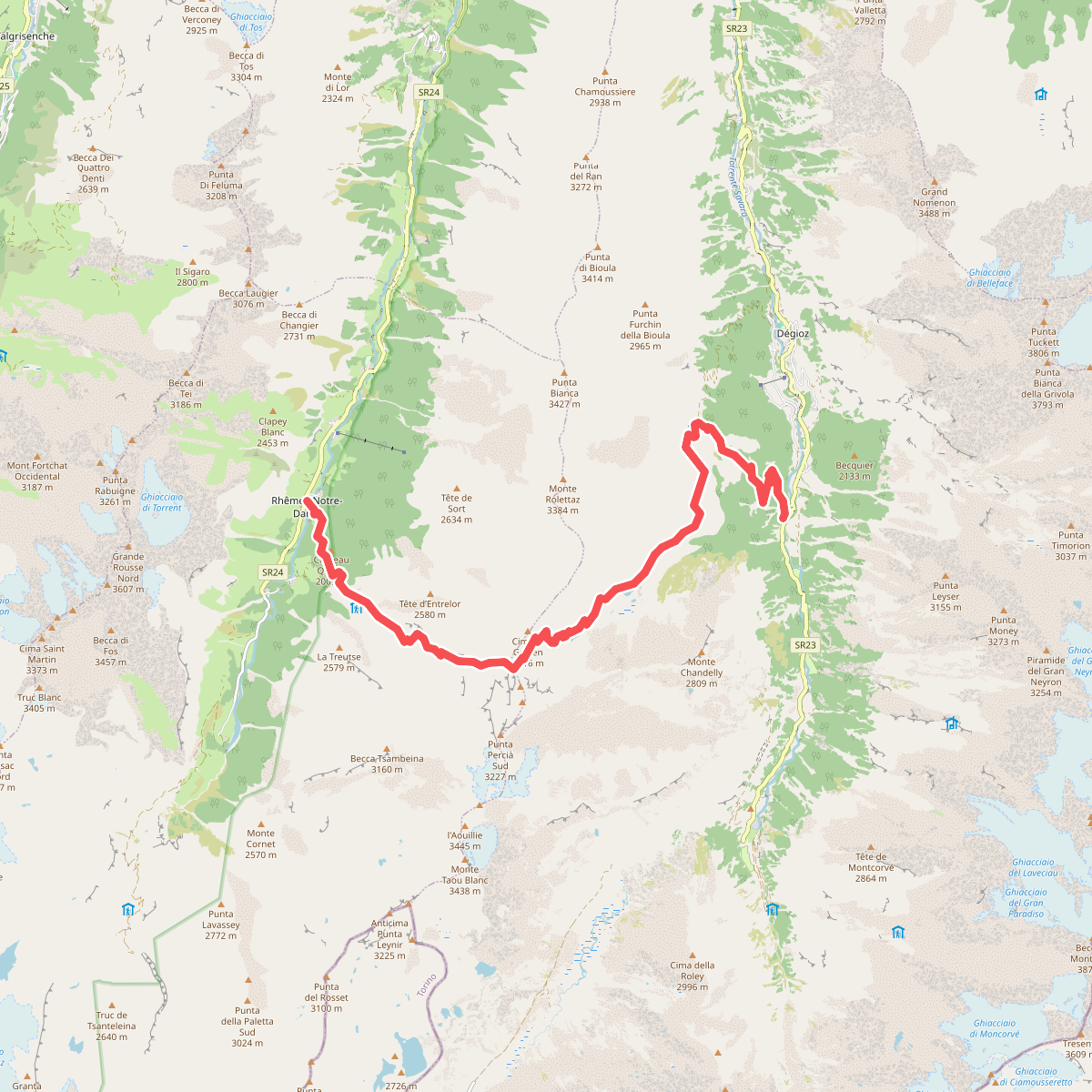 Alta Via n. 2 della Valle d'Aosta - Tappa 7