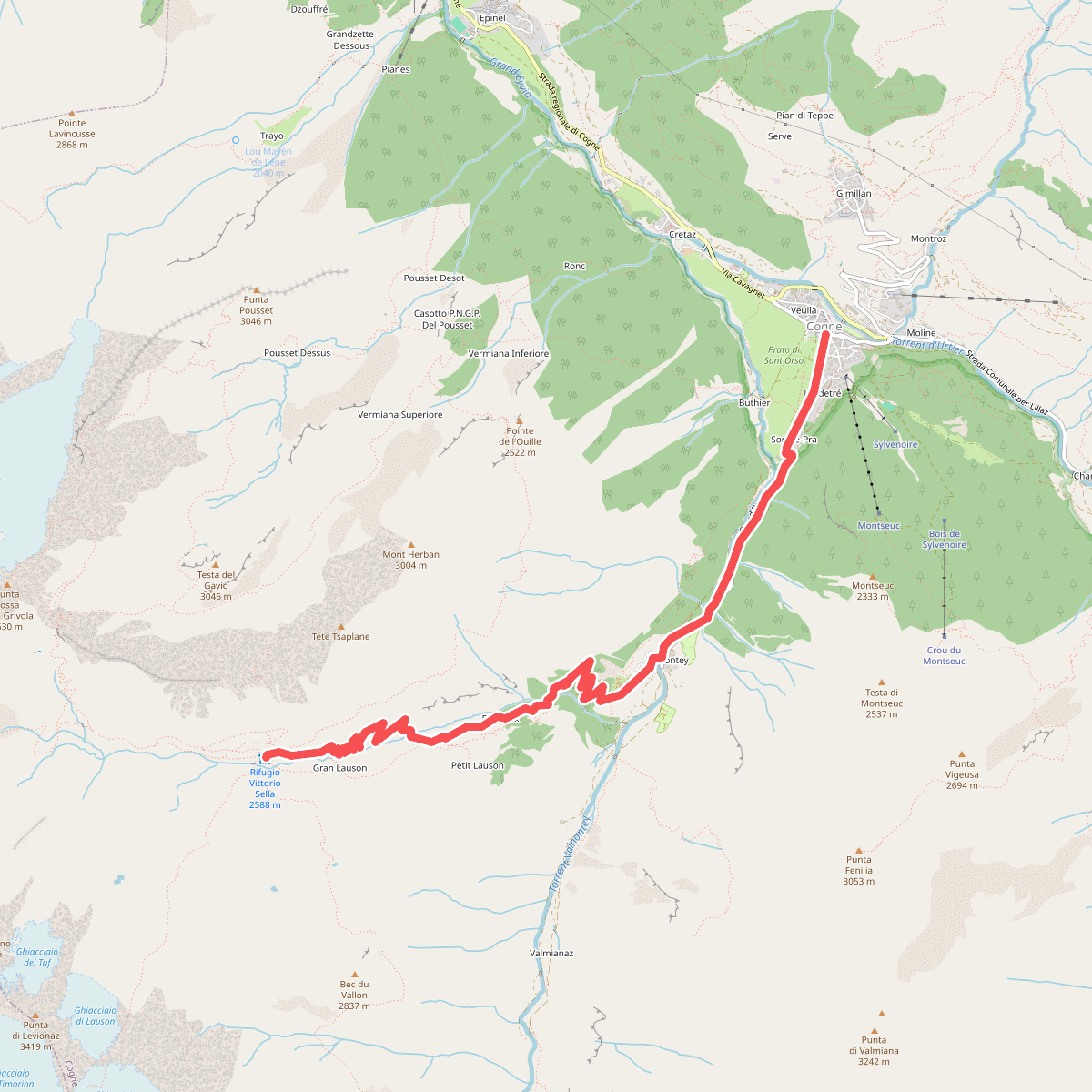 Alta Via n. 2 della Valle d'Aosta - Tappa 9