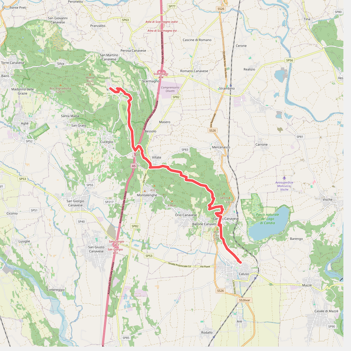 Alta Via dell'Anfiteatro Morenico di Ivrea Tappa 4
