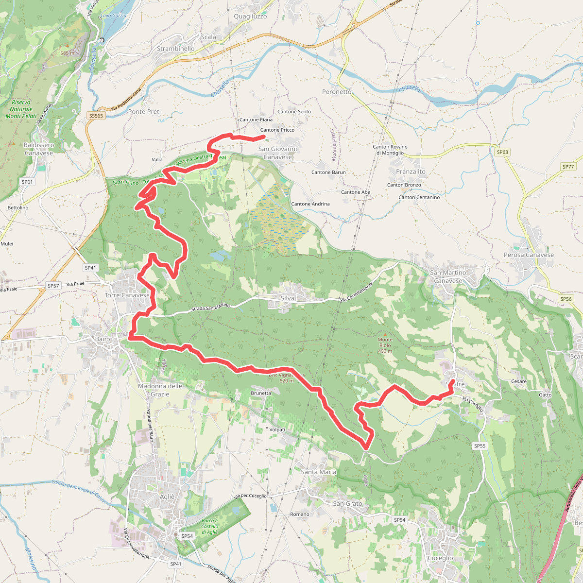 Alta Via dell'Anfiteatro Morenico di Ivrea Tappa 5A