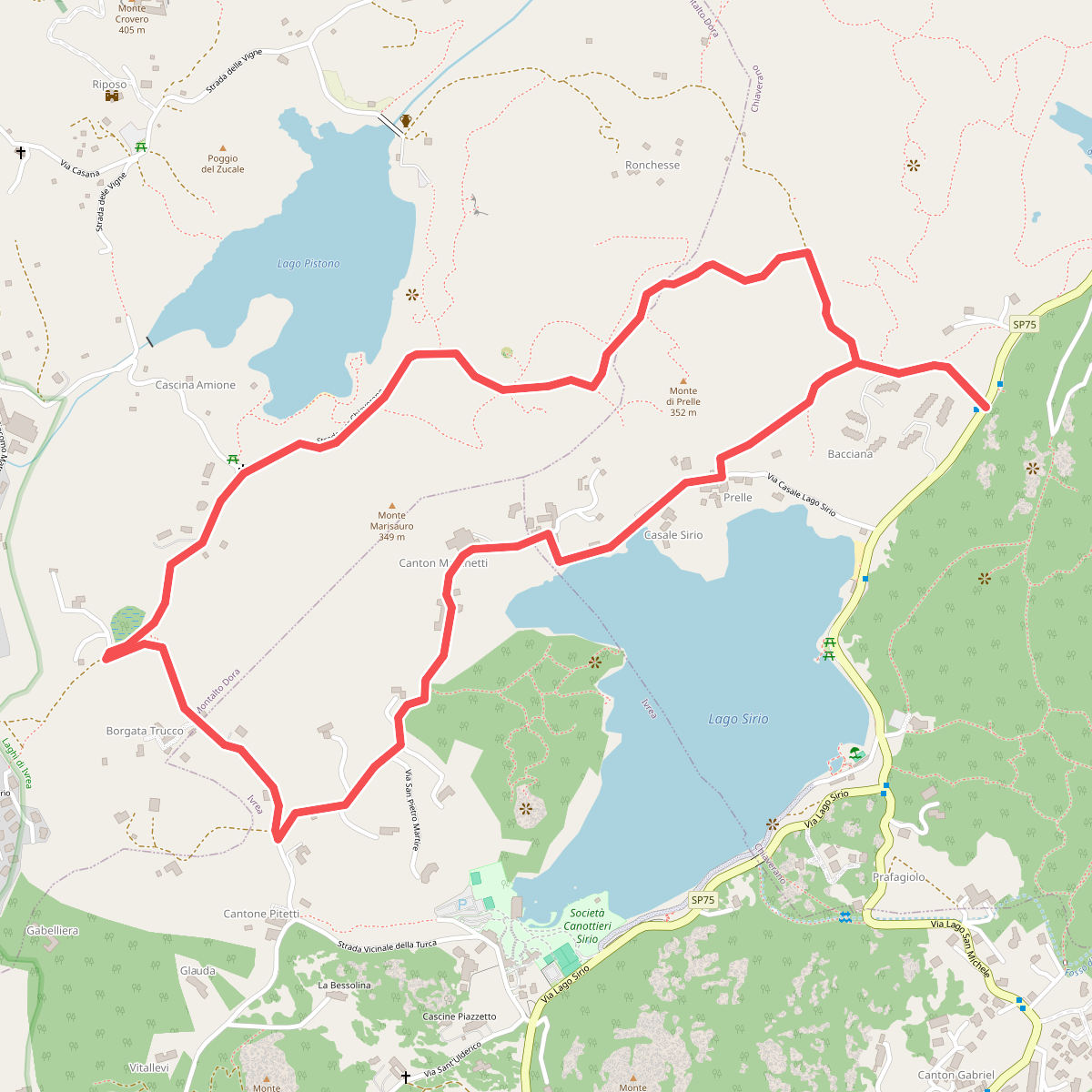 Anello del Lago Sirio e delle Terre Ballerine