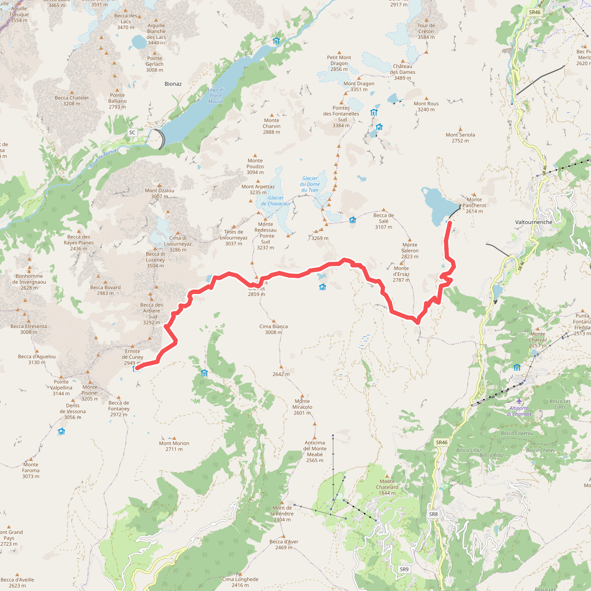 Alta Via n. 1 della Valle d'Aosta - Tappa 10