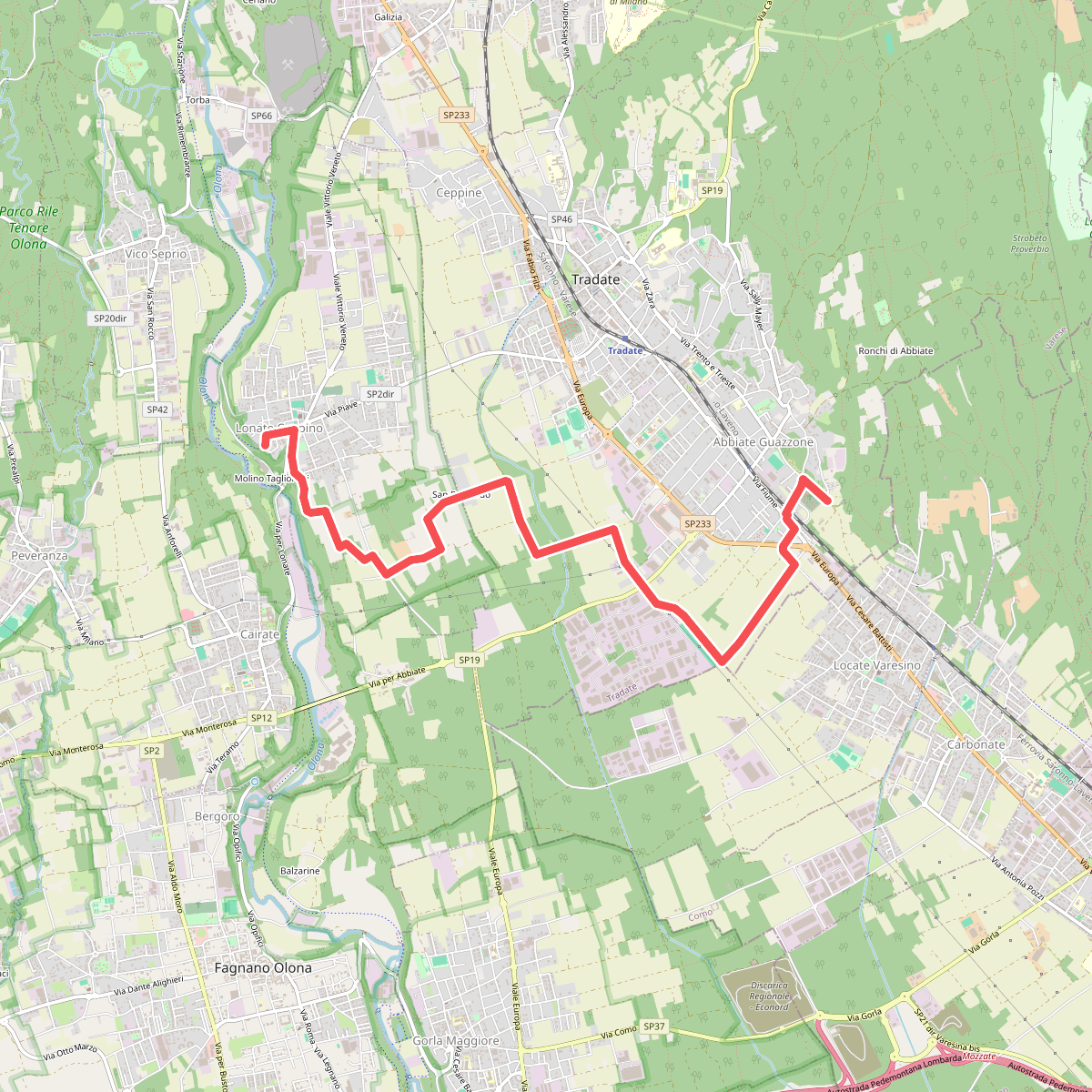 520F Collegamento RTO-Pineta