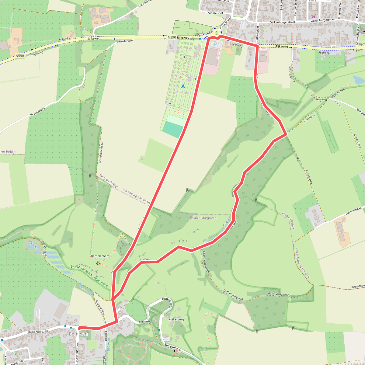 Valkenburg aan de Geul - Berg en Terblijt B3 Landelijk Berg