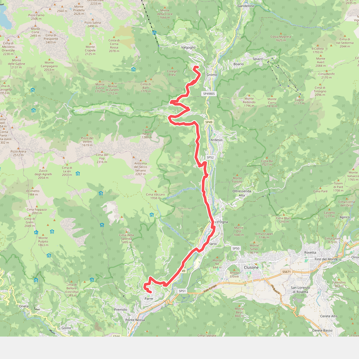 Alta Via delle Grazie - Tappa 5