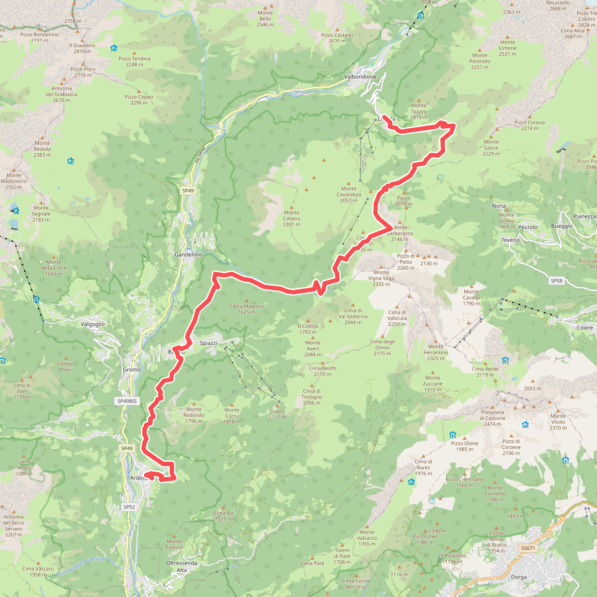 Alta Via delle Grazie - Tappa 7