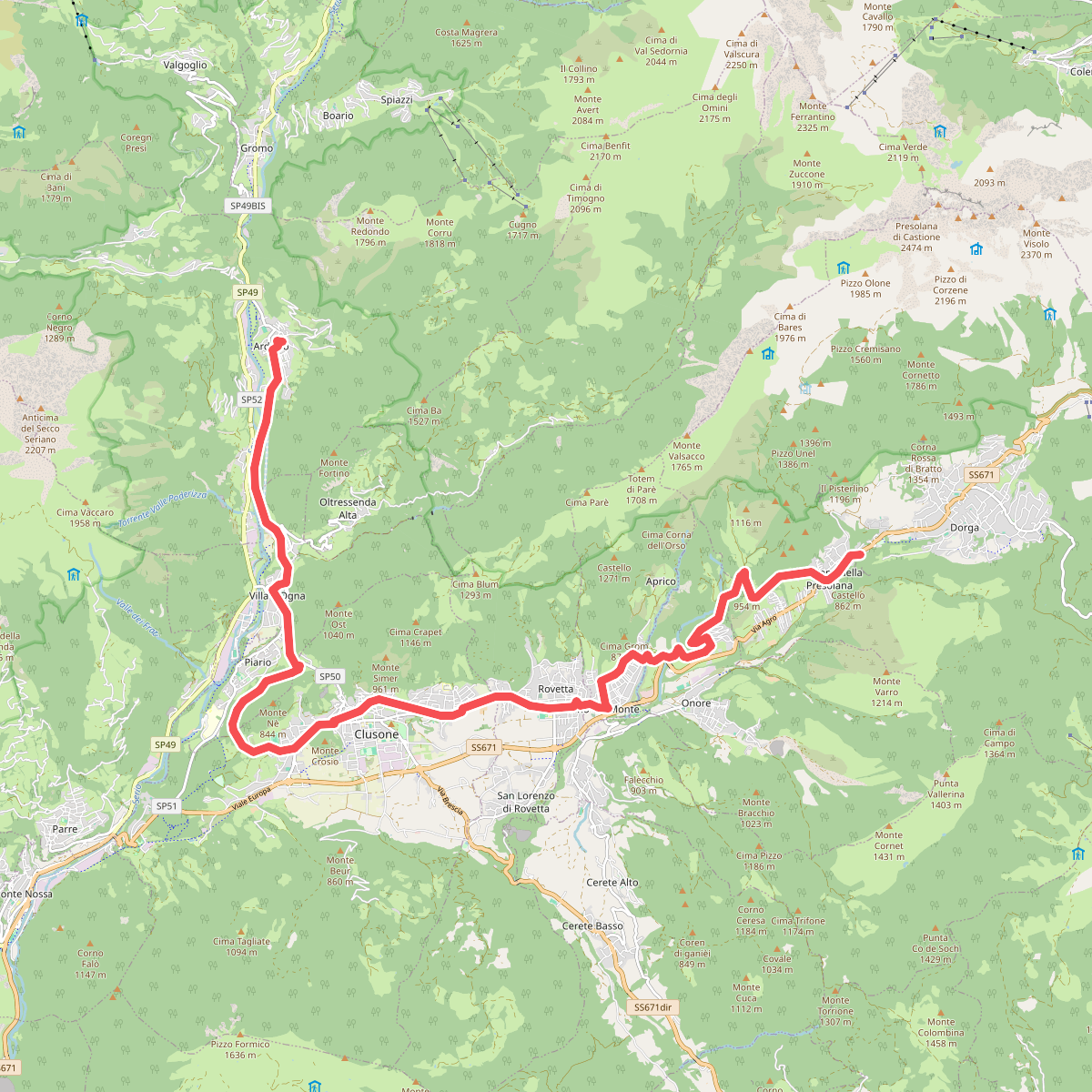 Alta Via delle Grazie - Tappa 8