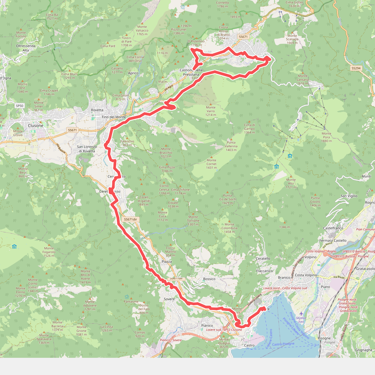 Alta Via delle Grazie - Tappa 9