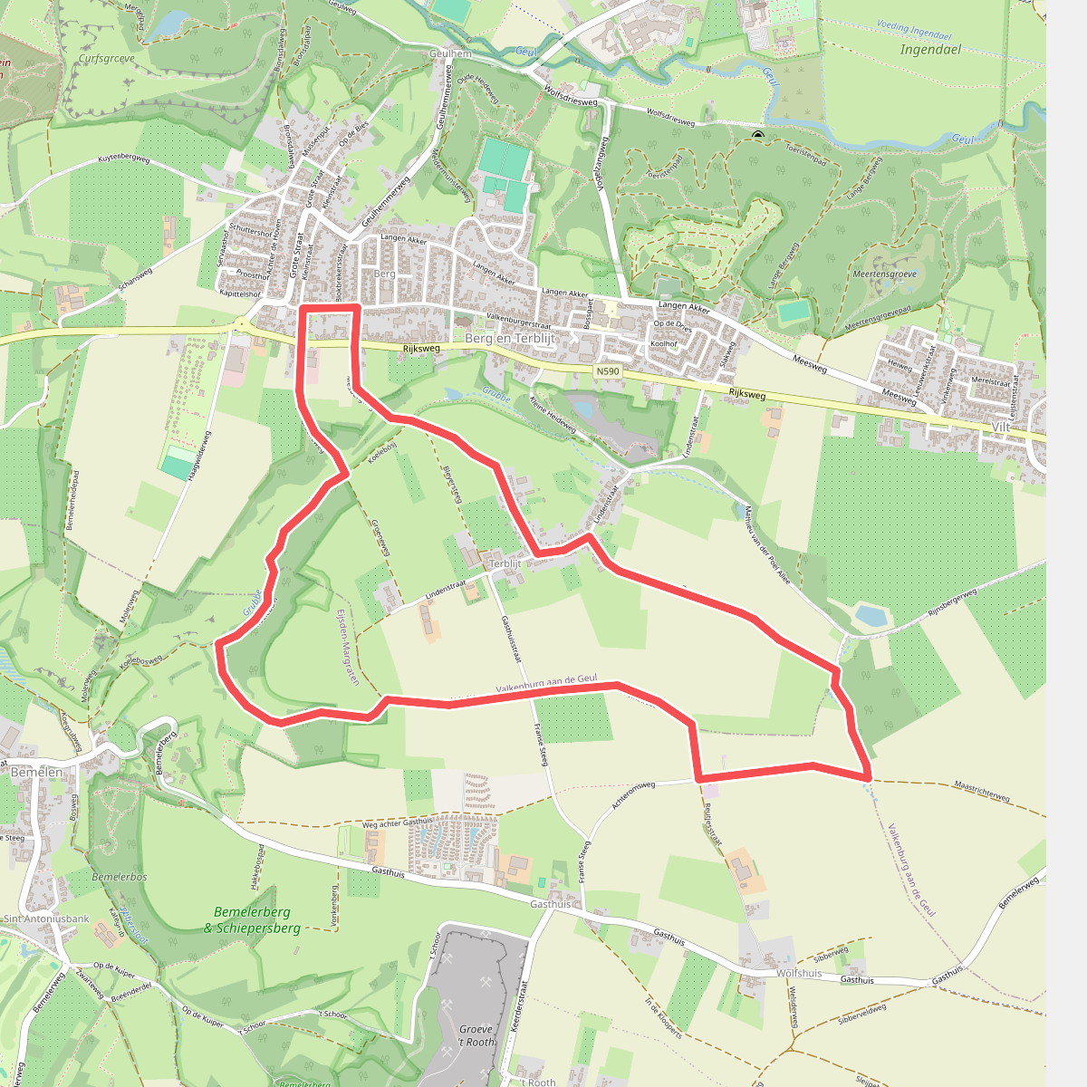 Valkenburg aan de Geul B4 Berg & Koelboschgrubbe