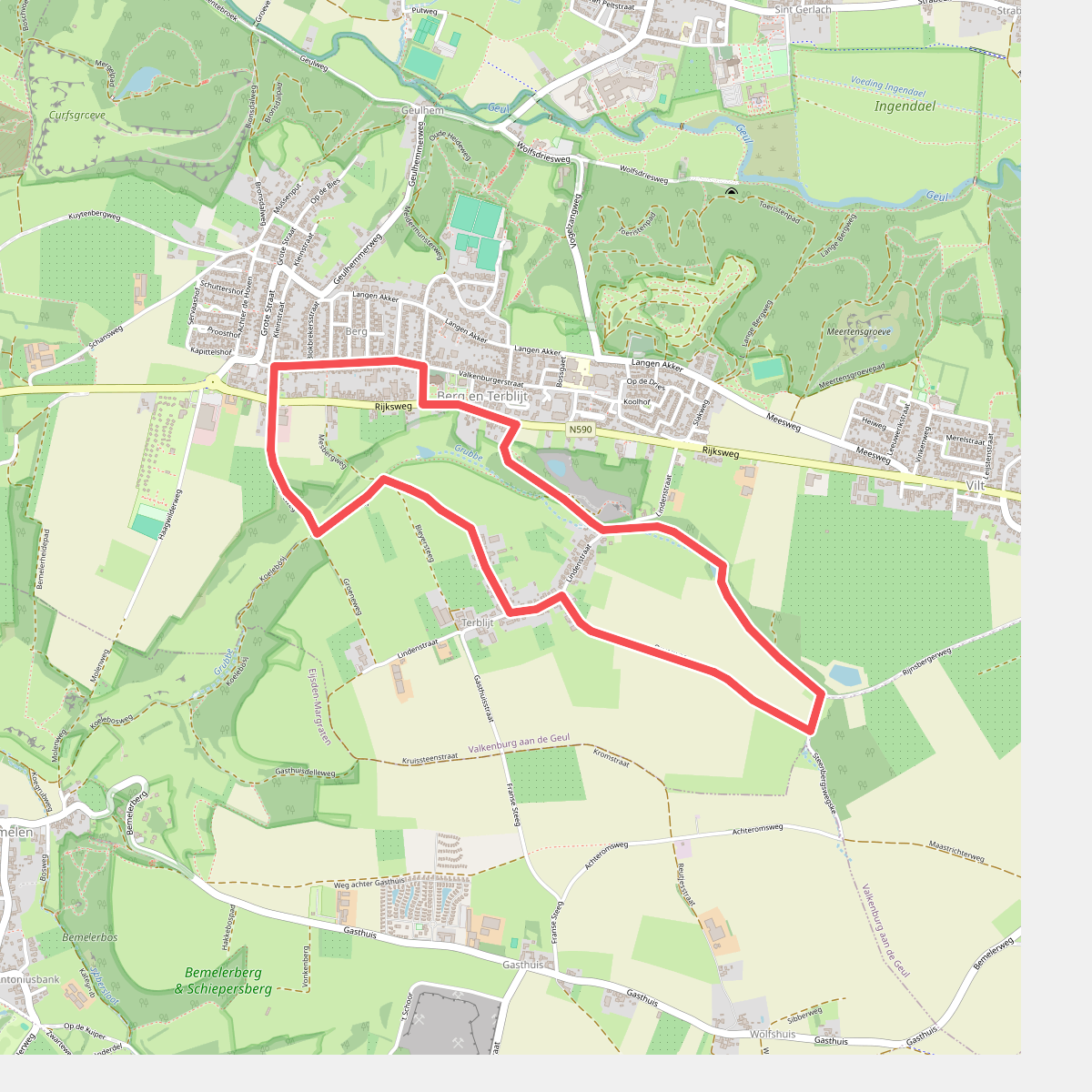 Valkenburg aan de Geul B5 Berg & Terblijt