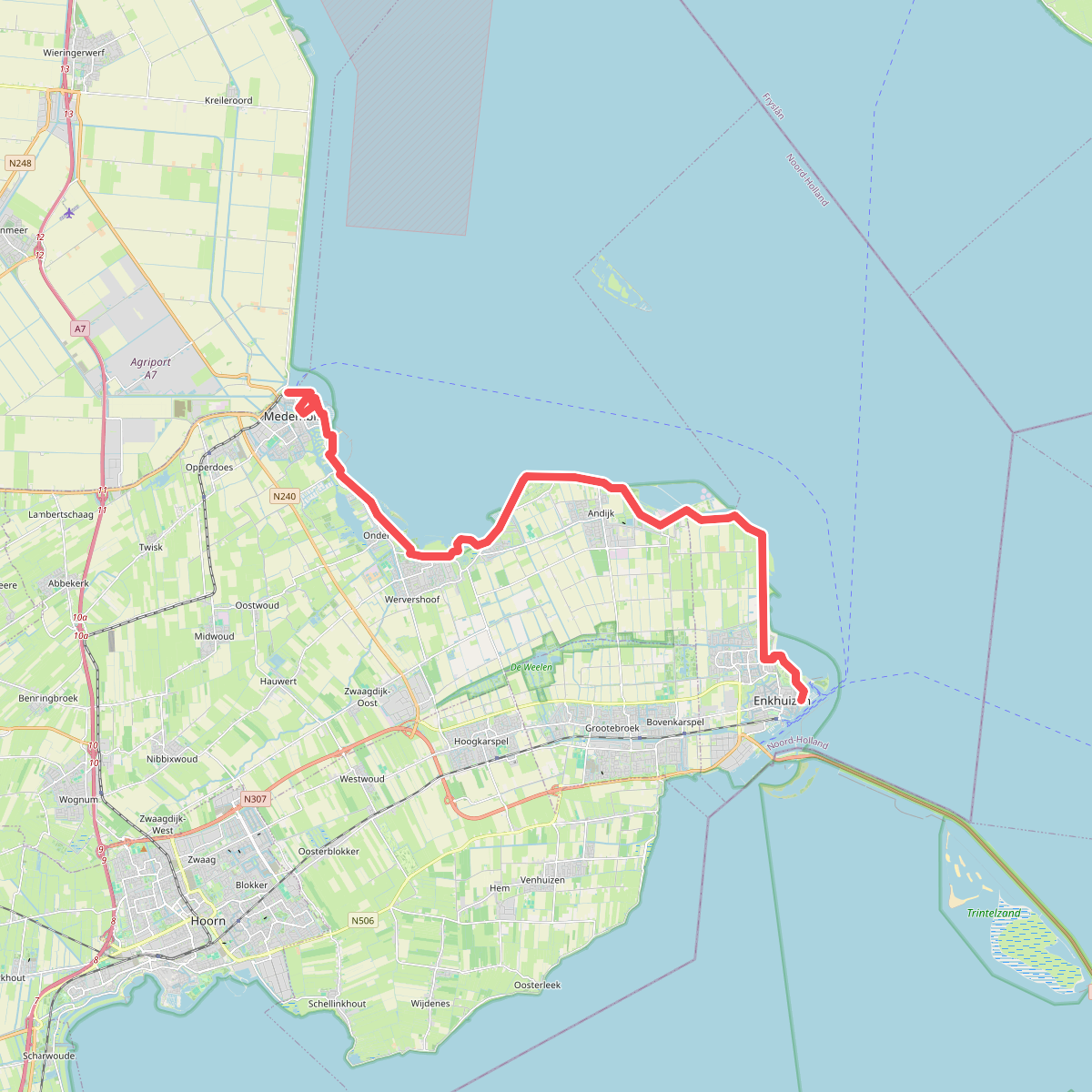 Medemblik - Enkhuizen · Zuiderzeepad etappe 27