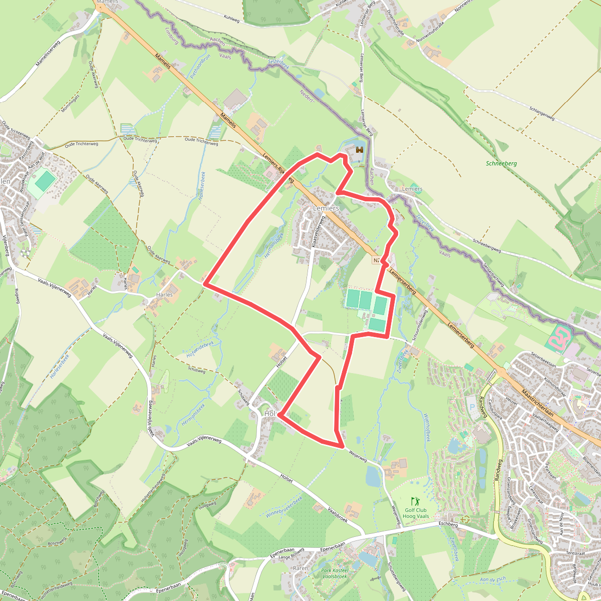 Van Oud-Lemiers naar Holset V9 Vaals
