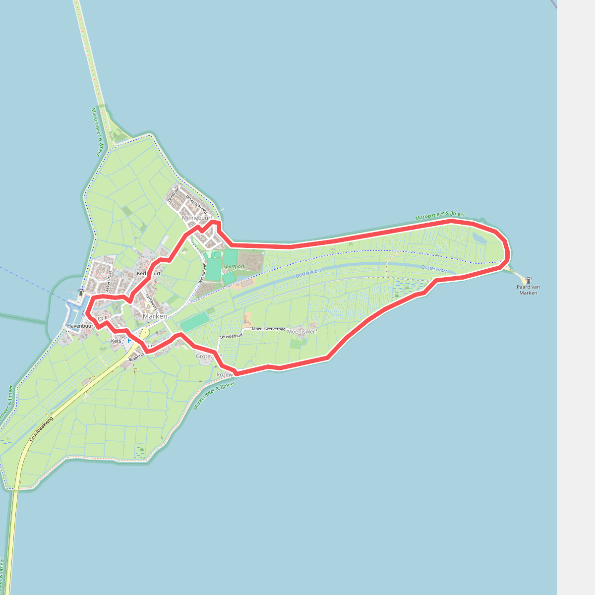 Ommetje Marken · Zuiderzeepad etappe 28