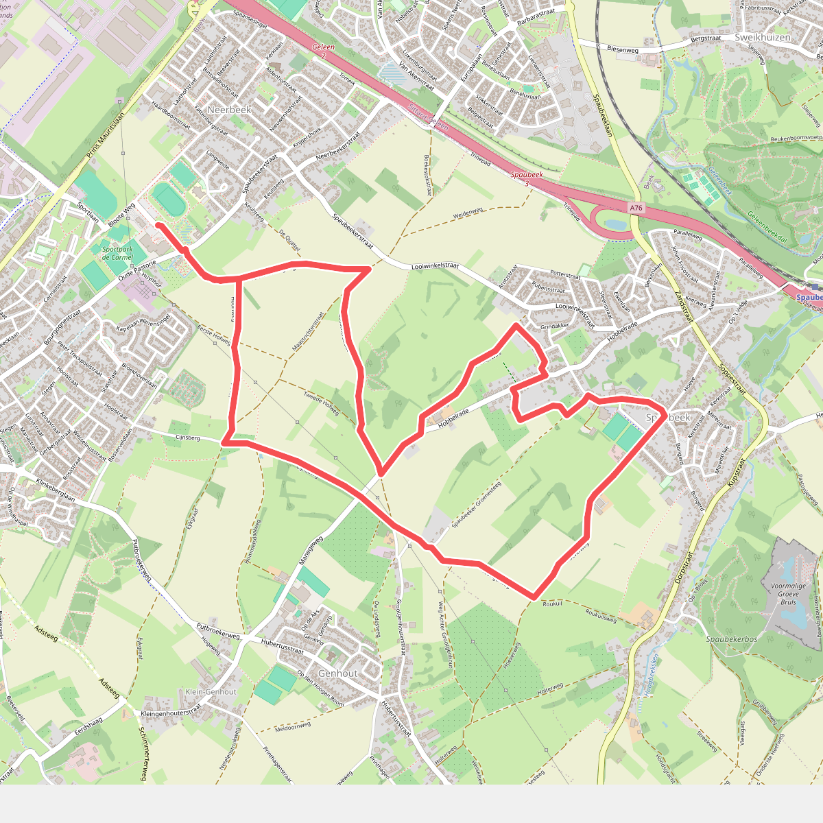 Vrouwenbosroute VR04 Beek