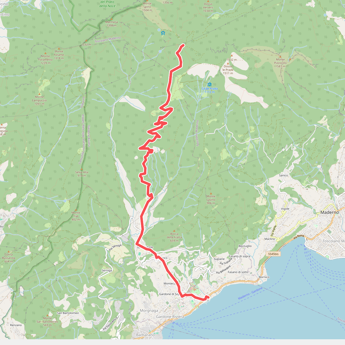 Alta Via n. 10 - Gardone Riviera, Passo di Spino