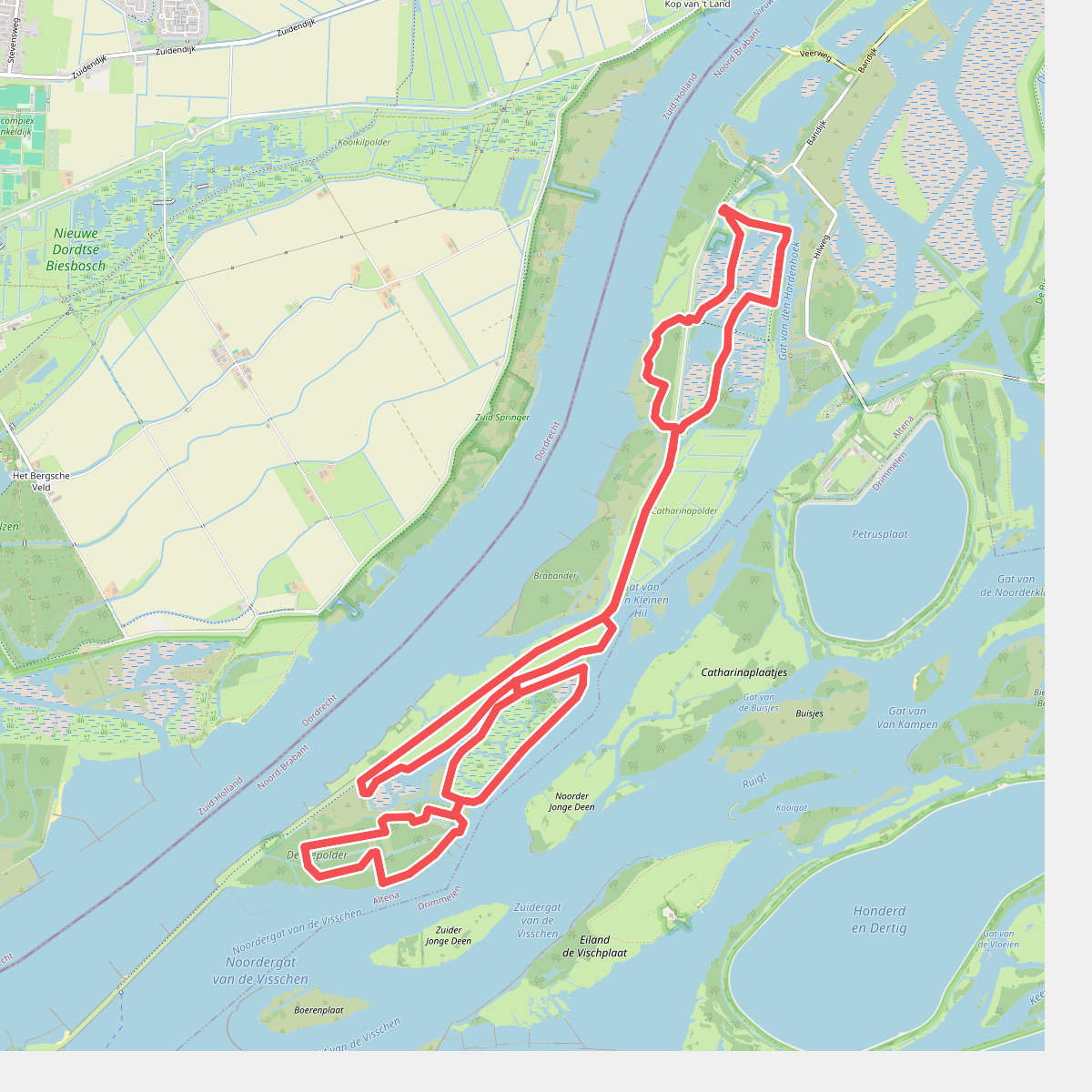 Rondwandeling (Jantjesplaat - Hogehof - Deeneplaat) · Biesboschpad etappe 14